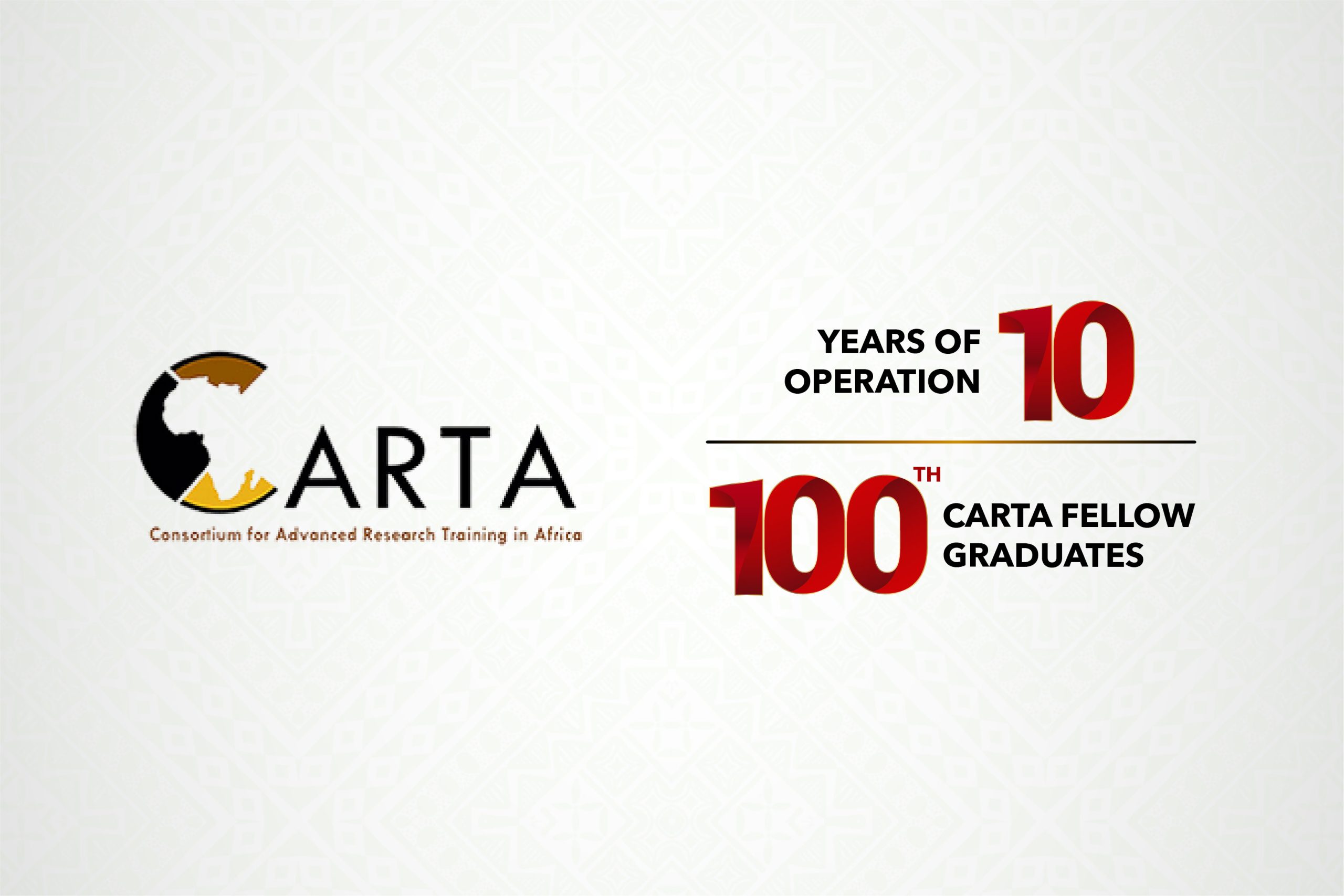 The CARTA Program hit the ten-year milestone and clocked 100 graduates